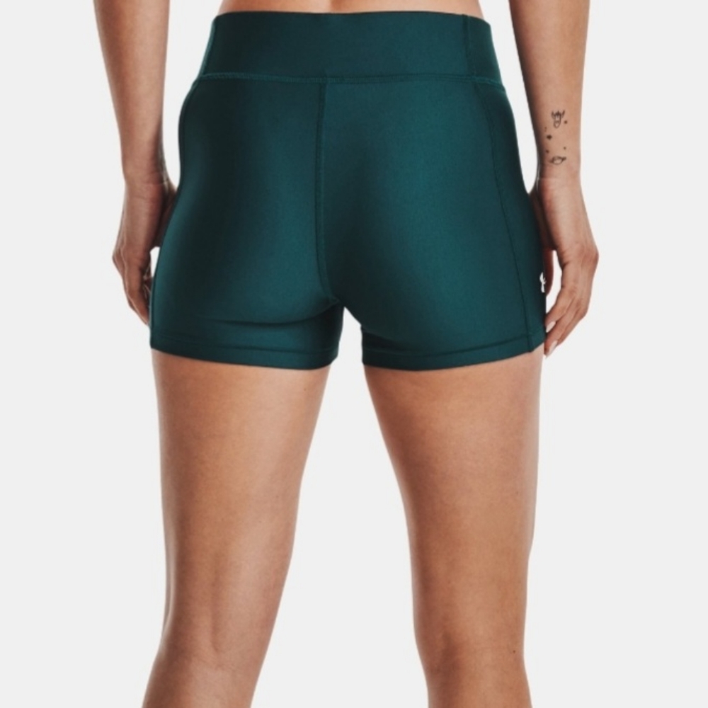 Women's HeatGear® Under Armour Mid-Rise Shorty - Picture 2 of 9
